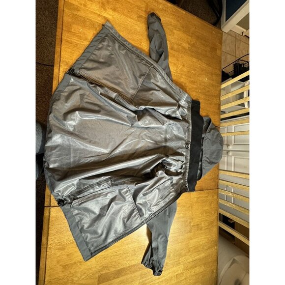 Solaris Softshell Jacket Coat Men's XL Zip Hood Venting Gray EUC Quality!! - Picture 1 of 15